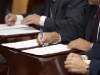 signature signing contract office business